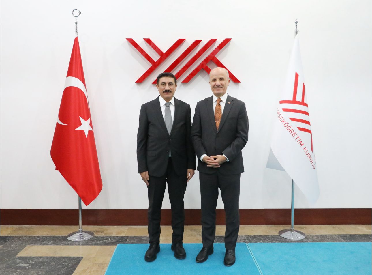 Rektörümüz Prof. Dr. Zekeriya Akman, YÖK Başkanı Prof. Dr. Erol Özvar’ı Ziyaret Etti